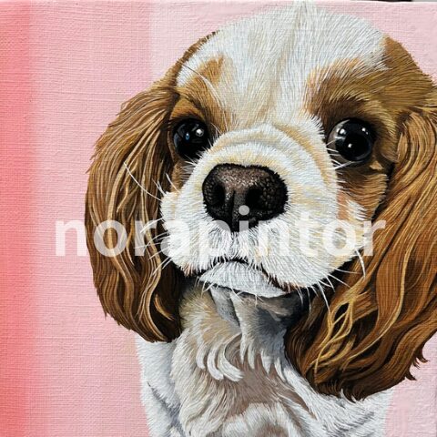 リアルな犬の絵