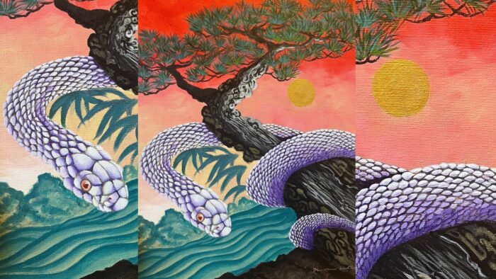 日本画風の写真