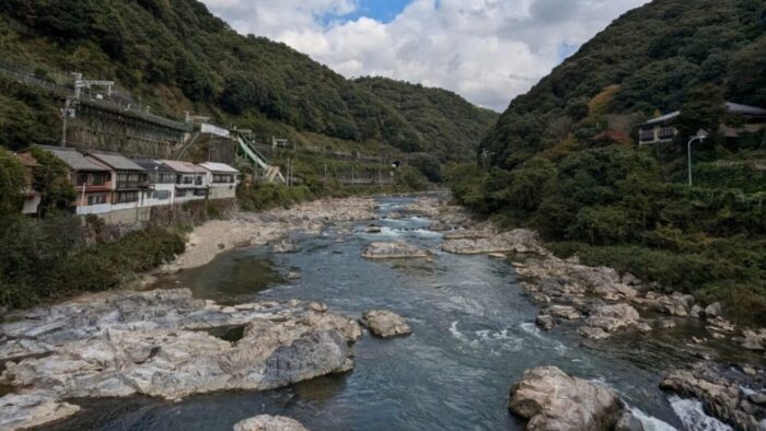 玉野御嶽神社の道画像