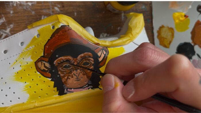 ペイントしている画像