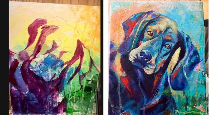 白黒を見ながらの簡単なステップ画像