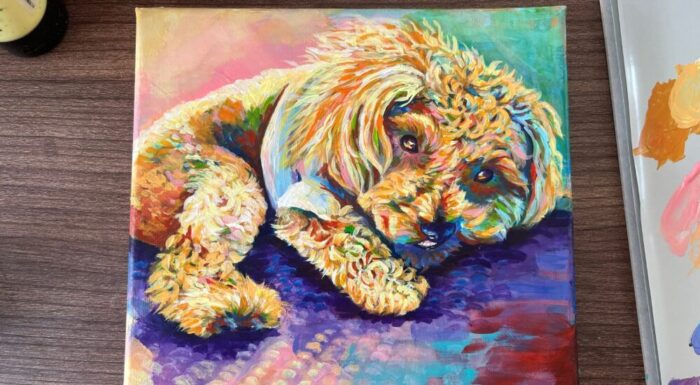 オーダーの絵完成画像